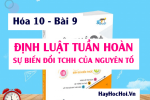 Định luật tuần hoàn Men-đê-lê-ép, Độ âm điện, Sự biến đổi tính chất trong 1 Chu kỳ, 1 Nhóm - Hóa 10 bài 9